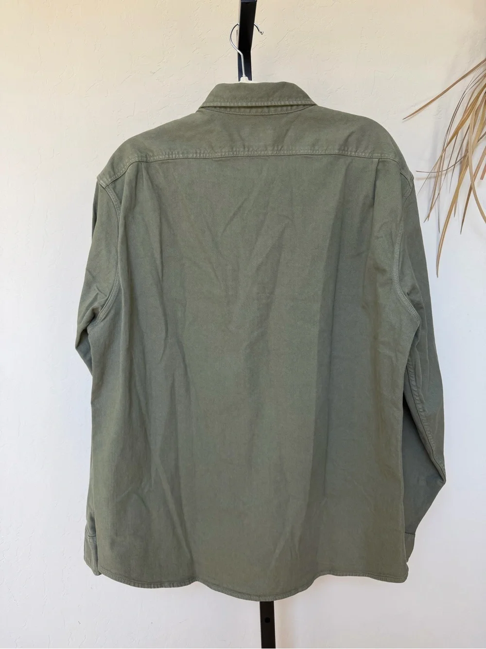 J.Crew Men’s Utility Workshirt Olive Green NWT Size Large